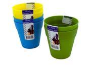 Plastic Flower Pots Set of 48 Outdoor Living Pots Planters Hangers Wholesale
