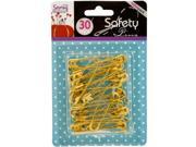 Jumbo Brass Safety Pins Set of 48 Sewing Needlecrafts Safety Pins Wholesale