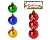 Christmas bulb ornaments Set of 144 Seasonal Christmas Wholesale