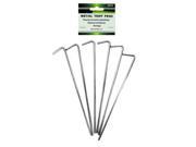 Metal tent pegs pack of 6 Set of 48 Sporting Goods Camping Wholesale