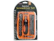 27 Piece Ratchet Screwdriver Set with Organizer Case Set of 4 Tools Screwdrivers Wholesale