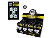 Pittsburgh Ping Pong Ball Display Set of 24 Sporting Goods Indoor Games Wholesale