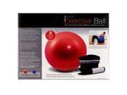 Exercise Ball with Pump Set of 12 Sporting Goods Exercise Equipment Wholesale