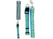 Bone Print Dog Leash Adjustable Collar Set of 48 Pet Supplies Collars Leashes Harnesses Wholesale