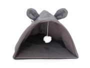 Mouse Shape Cat House with Hanging Toy Set of 4 Pet Supplies Pet Furniture Wholesale