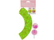 Girl s Ocean Preppy Cupcake Wraps Toppers Set of 72 Kitchen Dining Baking Supplies Wholesale