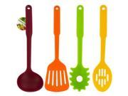 Colored Plastic Kitchen Utensil Set of 24 Kitchen Dining Kitchen Tools Utensils Wholesale