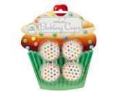 Mini Polka Dot Print Baking Cups Set of 96 Kitchen Dining Baking Supplies Wholesale