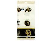 Colorado Buffaloes Plastic Tablecover Set of 96 Party Supplies Party Tablecovers Placemats Wholesale