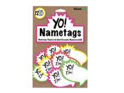 Yo! Nametags Set of 120 Party Supplies Party Name Tags Wholesale