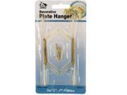Small Brass Plated Decorative Plate Hanger Set of 96 Hardware Plate Stands Hangers Wholesale