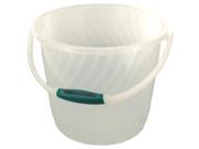 Plastic Bucket with Anti Slip Swivel Handle Set of 4 Household Supplies Buckets Basins Wholesale