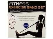 Fitness Exercise Band Set with Storage Bag Set of 1 Sporting Goods Exercise Equipment Wholesale