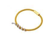.925 Sterling Silver Gold Plated Snake Wrap Bracelet