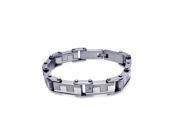 Stainless Steel Puzzle Link Bracelet