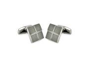 Stainless Steel Cross Square Cufflinks