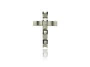 Stainless Steel Multi Wave Cross Charm Pendant Stainless Steel Multi Wave Cross Charm Pendant