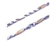 Stainless Steel Gold Plated Two Tone Chain ssc030