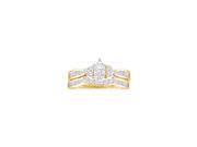 14kt Yellow Gold Womens Marquise Diamond Bridal Wedding Engagement Ring Band Set 1/2 Cttw (Ring Size 9.5) 14kt Yellow Gold Womens Marquise Diamond Bridal Wedding Engagement Ring Band Set 1/2 Cttw (Ring Size 9.5)