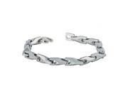 High Polish Tungsten Carbide Wrench Chain Link Designer Bracelet
