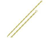 .925 Sterling Silver Gold Plated Singapore 025 Chain 1.5mm .925 Sterling Silver Gold Plated Singapore 025 Chain 1.5mm
