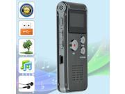 Rechargeable 4GB Steel Digital Sound Voice Recorder Dictaphone MP3 Player record