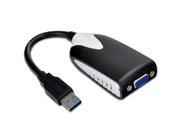 New USB 3.0 to VGA Multi Display Cable Adapter USB 3.0 Graphic Adapter allows you to connect an extra monitor to your desktop PC or laptop s USB2.0 port.