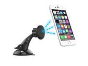 1byone Universal Windshield Dashboard Powerful Magnetic Car Mount Holder for iphone 6 5s 5 4s Samsung Galaxy Tablets And Other Devices Black
