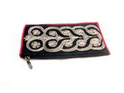 iPurse® Phone Case Purse Baroque Black silver Wallet Pouch Phone case Wallet Evening purse Pouch