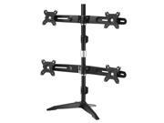 Quad Monitor Stand by Amer Mounts. Supports four 24 monitors. VESA Compatible