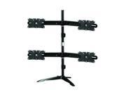 Quad Monitor Mount Stand Base up to 32 inch monitors supported Standard VESA Mount 200x100 100x100 and 75x75