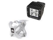 Rugged Ridge 15210.10 X Clamp And LED Light Kit Silver 1 Piece