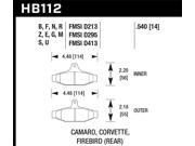 Hawk Performance HB112F.540 Disc Brake Pad Hawk Performance HB112F.540 Disc Brake Pad