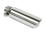 Go Rhino GRT35614 Exhaust Tip; Chrome Over Stainless Steel; Round; Inlet 3.5 in.; Outlet 6 in.; Length 14 in.; Stainless Steel Clamp Included; Go Rhino GRT35614 Exhaust Tip; Chrome Over Stainless Steel; Round; Inlet 3.5 in.; Outlet 6 in.; Length 14 in.; Stainless Steel Clamp Included;