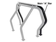 Go Rhino 90001B Rhino Bed Bars Front Main A Bar; Black; w/o Bed Rail Storage; Go Rhino 90001B Rhino Bed Bars Front Main A Bar; Black; w/o Bed Rail Storage;