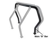 Go Rhino 90002B Rhino Bed Bars Rear Main B Bar; Black; Go Rhino 90002B Rhino Bed Bars Rear Main B Bar; Black;
