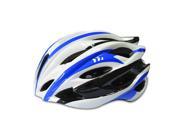 SunGET Outdoor Sports BMX MTB Road Bicycle Cycling Helmet Safety Adult Bike Helmet White Blue