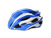SunGET Outdoor Sports BMX MTB Road Bicycle Cycling Helmet Safety Adult Bike Helmet Blue White