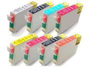 Supplies Outlet Epson T087 Compatible Ink Cartridge Value Bundle C M Y K [8 Pack]