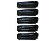 Supplies Outlet HP 12A Toner Cartridge 5 Pack, Compatible Supplies Outlet HP 12A Toner Cartridge 5 Pack, Compatible