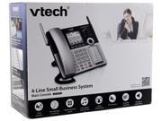 VTech 4 Line Small Business Phone System DECT 6.0 Expandable 4 Line Small Business Office Phone with Answering System