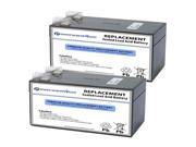 Powerwarehouse APC RBC47 UPS Battery Premium Powerwarehouse 12V Lead Acid Battery Catridge 47 2 Pack