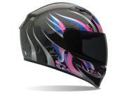2014 Bell Qualifier Coalition Womens Motorcycle Helmets Black Pink X Large