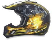 2014 AFX FX 17 Inferno Motocross Helmets Yellow X Small