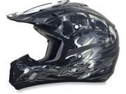 2014 AFX FX 17 Inferno Motocross Helmets Gray Large