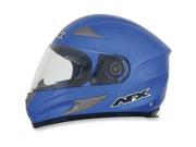 2014 AFX FX 90 Metal Flake Motorcycle Helmets Blue Large