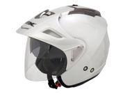 2014 AFX FX 50 Motorcycle Helmets White Medium