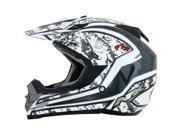 2014 AFX FX 19 Vibe Motocross Helmets Silver X Small