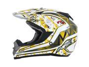 2014 AFX FX 19 Vibe Motocross Helmets Yellow Medium