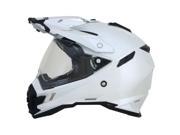 2014 AFX FX 41 Dual Sport Motorcycle Helmets Pearl White X Small